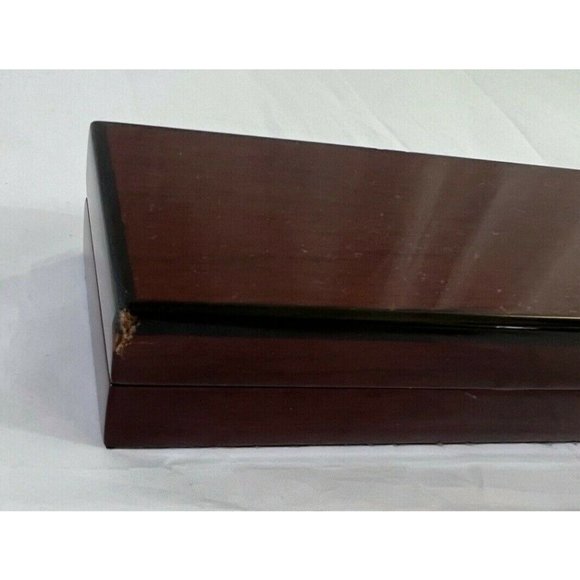 Schroeder Joailliers Emply Gift Box Brown 10" X 2.4" 1.2" - Picture 8 of 12